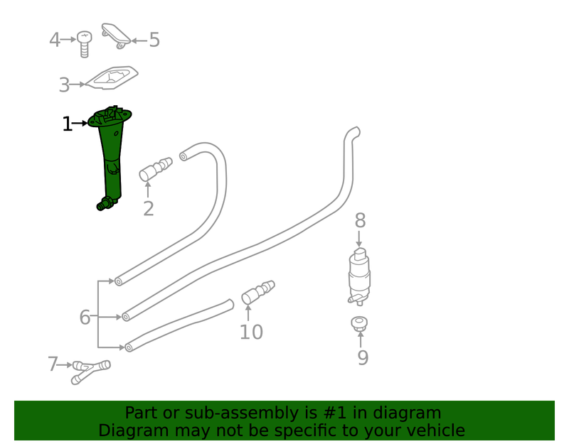 Genuine Porsche parts diagram