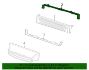 Genuine Porsche parts diagram
