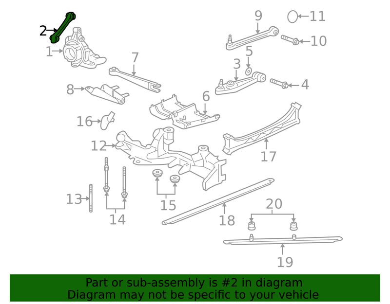 Genuine Porsche parts diagram