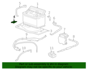 Genuine Porsche parts diagram