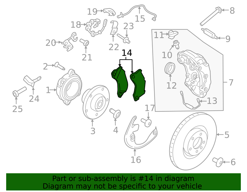 Genuine Porsche parts diagram