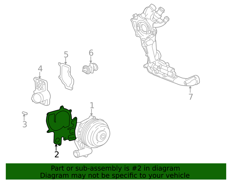 Genuine Porsche parts diagram