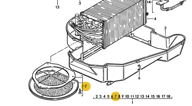 Genuine Porsche Air Cleaner - 477-820-907