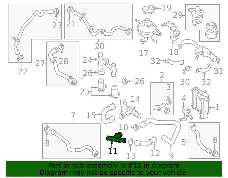 Part can be found as reference #11 in illustration