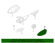 Genuine Porsche parts diagram