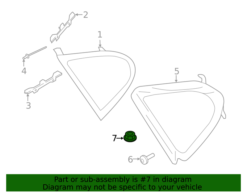 Genuine Porsche parts diagram