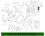 Genuine Porsche parts diagram