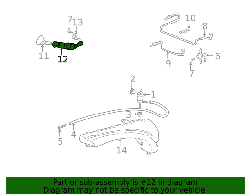 Genuine Porsche parts diagram