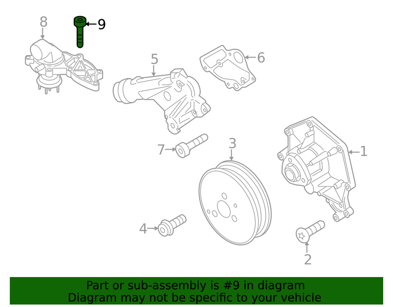 Genuine Porsche parts diagram