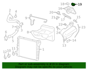 Genuine Porsche parts diagram