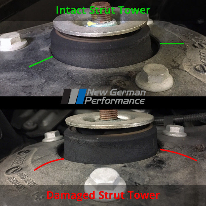 034 Motorsport Strut Tower Reinforcement Plates - 8J Audi TT/TTS/TTRS