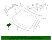 Part can be found as reference #2 in illustration