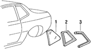 Genuine Porsche parts diagram