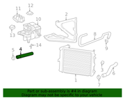 Genuine Porsche parts diagram