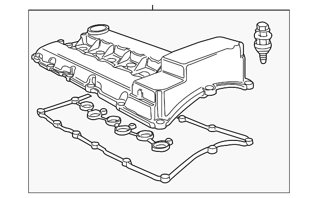 Genuine Porsche parts diagram