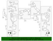 Genuine Porsche parts diagram