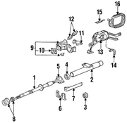 Genuine Porsche parts diagram