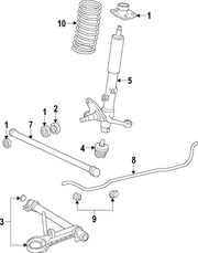 Genuine Porsche parts diagram