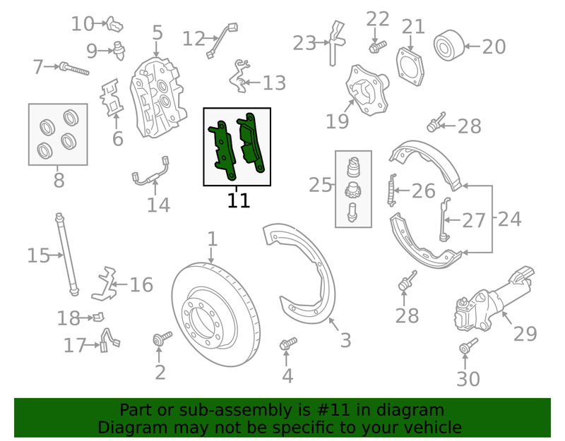 Genuine Porsche parts diagram