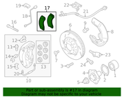 Genuine Porsche parts diagram