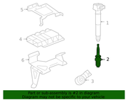 Genuine Porsche parts diagram