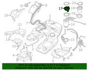 Genuine Porsche parts diagram
