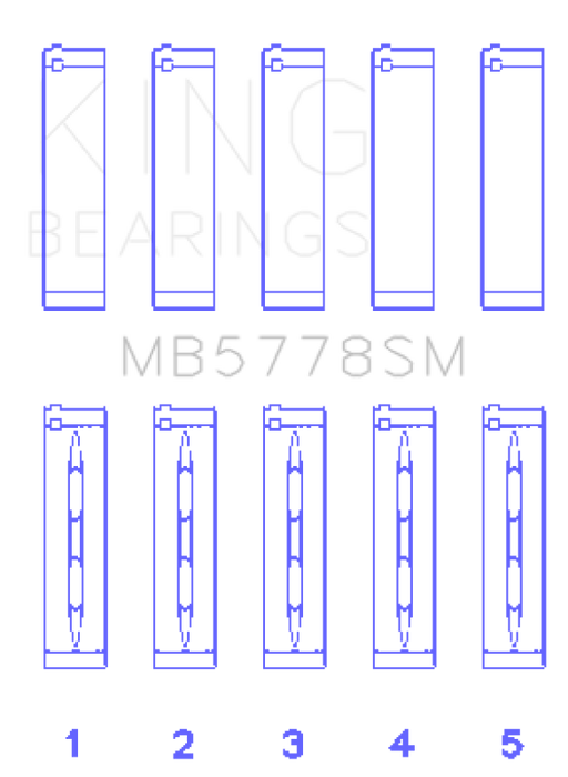 KING ENGINE BEARINGS MB5778SM