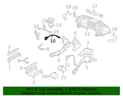 Genuine Porsche parts diagram
