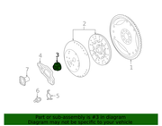 Genuine Porsche parts diagram