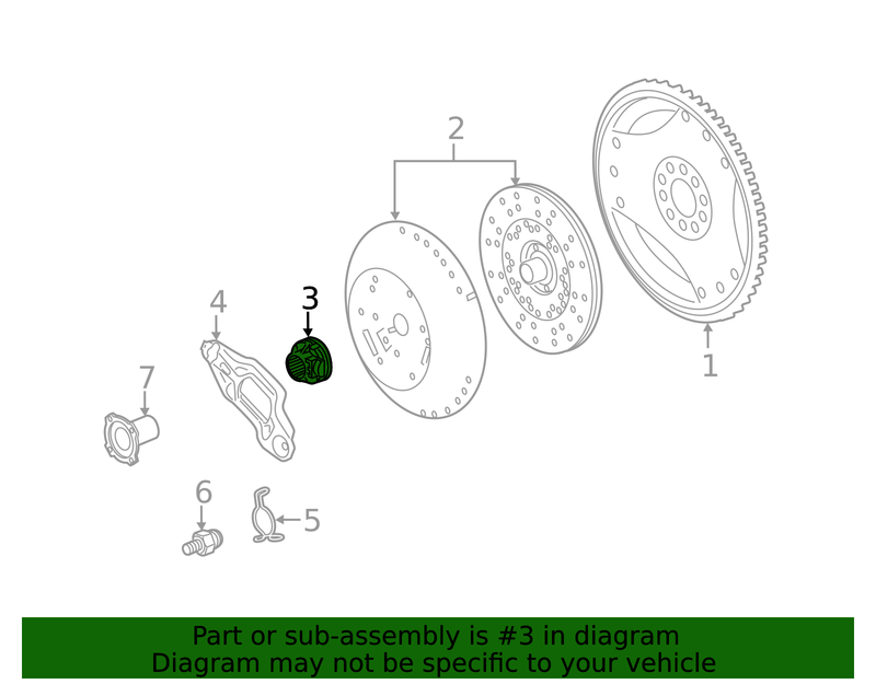 Genuine Porsche parts diagram
