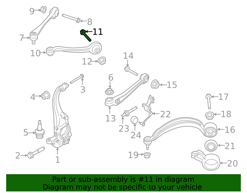 Genuine Porsche parts diagram