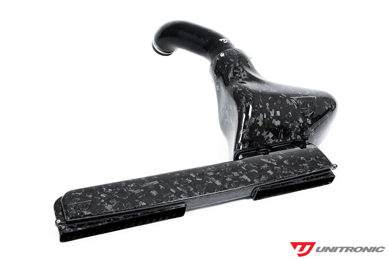 UNITRONIC FORGED CARBON FIBER INTAKE SYSTEM WITH AIR DUCT FOR AUDI 8Y S3, MK8 GOLF R 2.0TSI EVO4