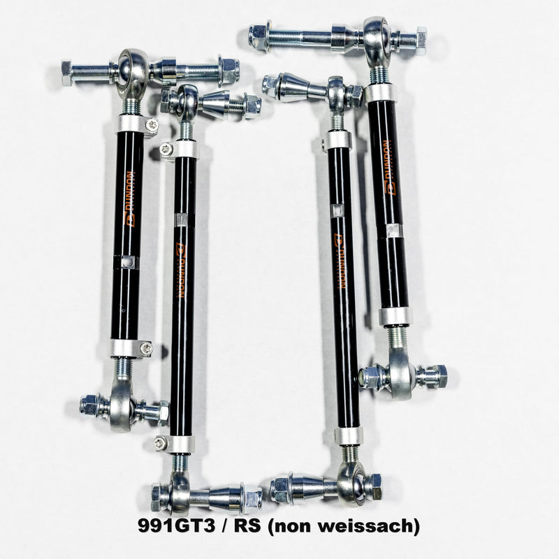 Dundon Motorsports 991 GT3 & GT3RS Adjustable Sway Bar End Link Set - Front & Rear