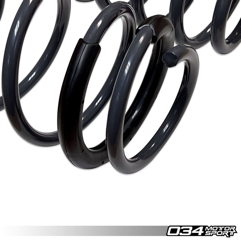 034 Motorsport Dynamic+ Performance Lowering Springs for Audi 8V A3/S3 without Magnetic Ride