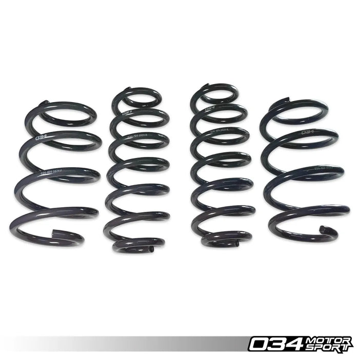 034Motorsport Dynamic+ Lowering Springs for 8P Audi A3 3.2 VR6