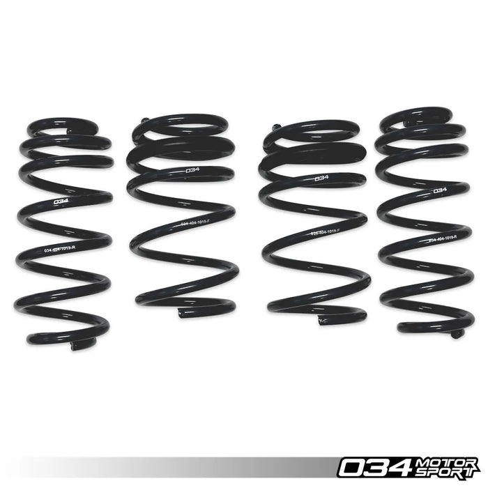 034Motorsport Dynamic+ Lowering Springs for 8Y Audi S3