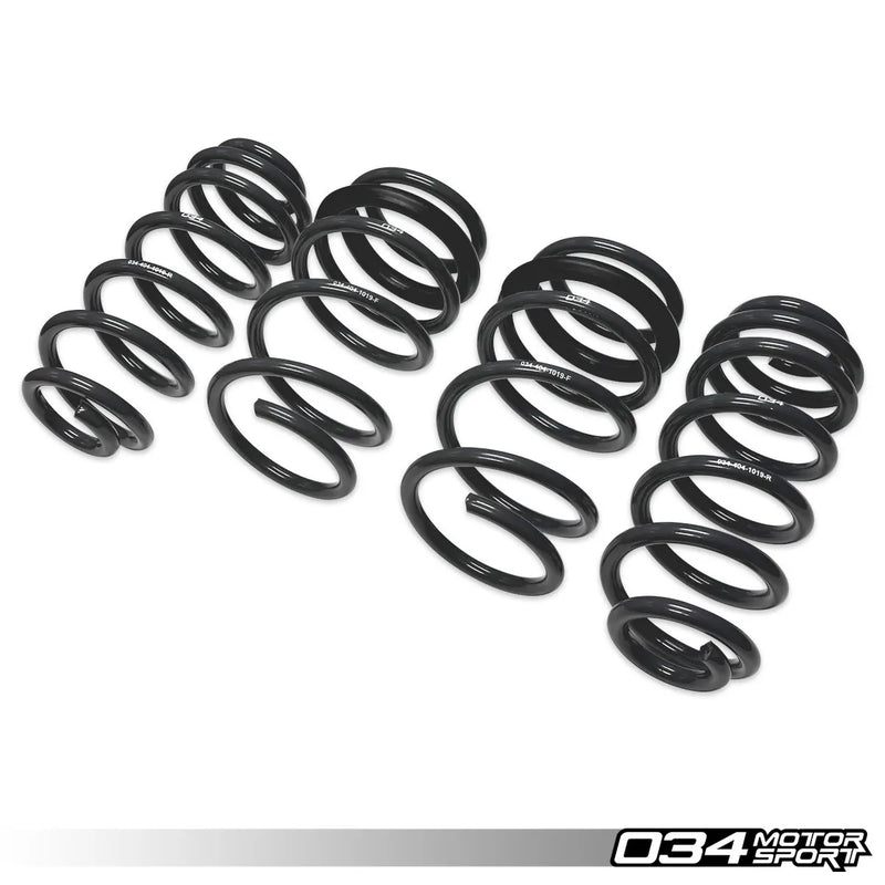 034Motorsport Dynamic+ Lowering Springs for 8Y Audi S3