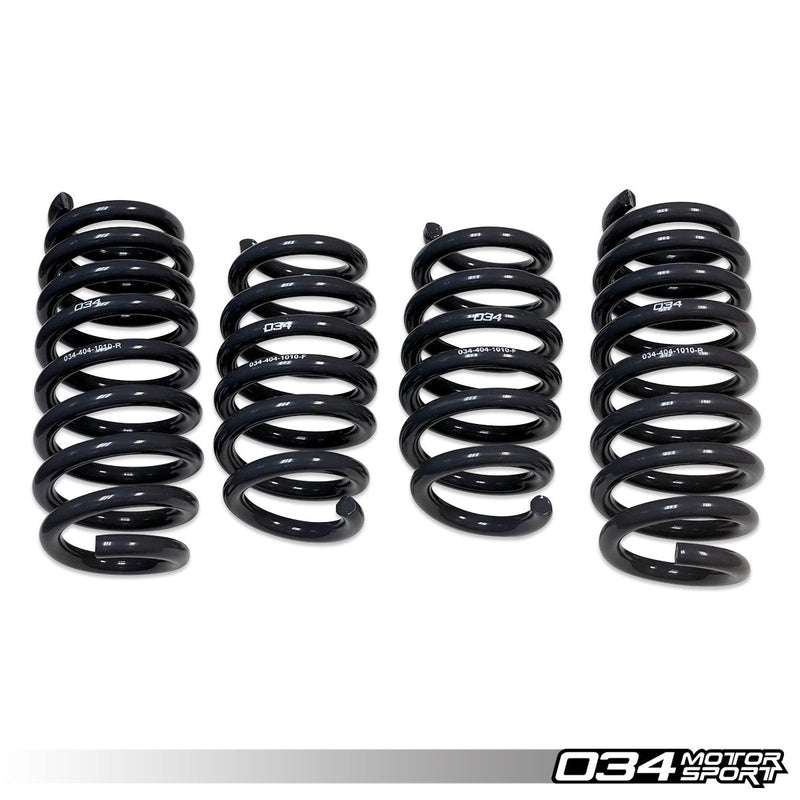 034MOTORSPORT DYNAMIC+ LOWERING SPRINGS, GEN 1, GEN 1.5 AUDI R8 (4.2 V8, 5.2 V10)