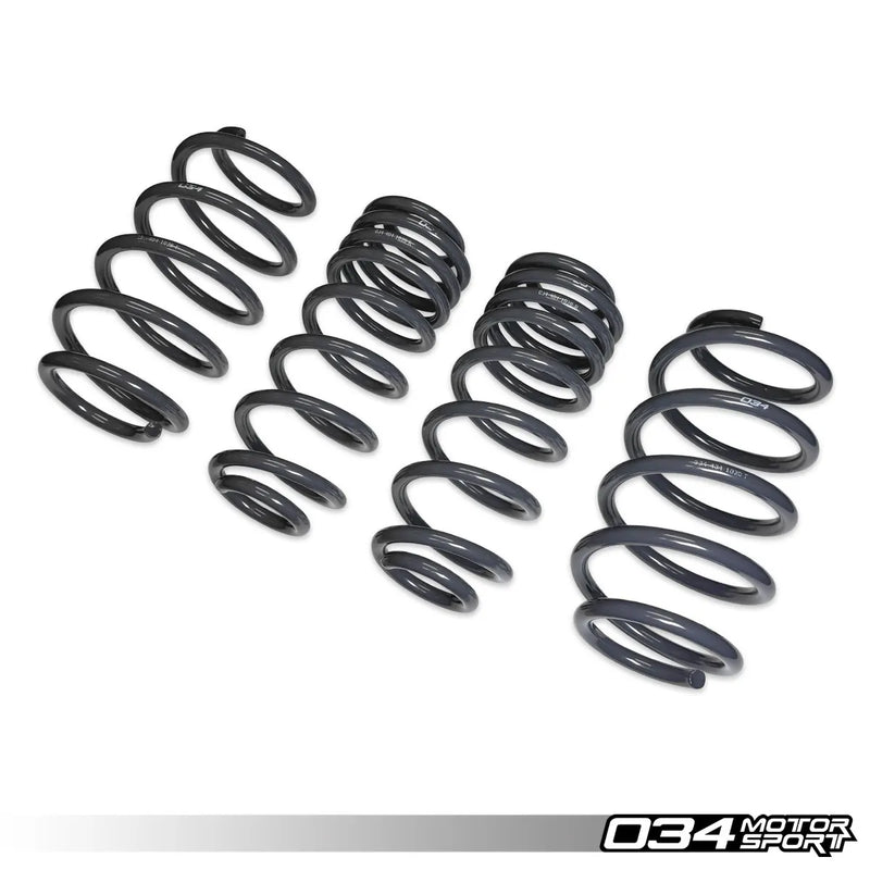 034Motorsport Dynamic+ Lowering Springs for MK5 Volkswagen GTI 2.0T
