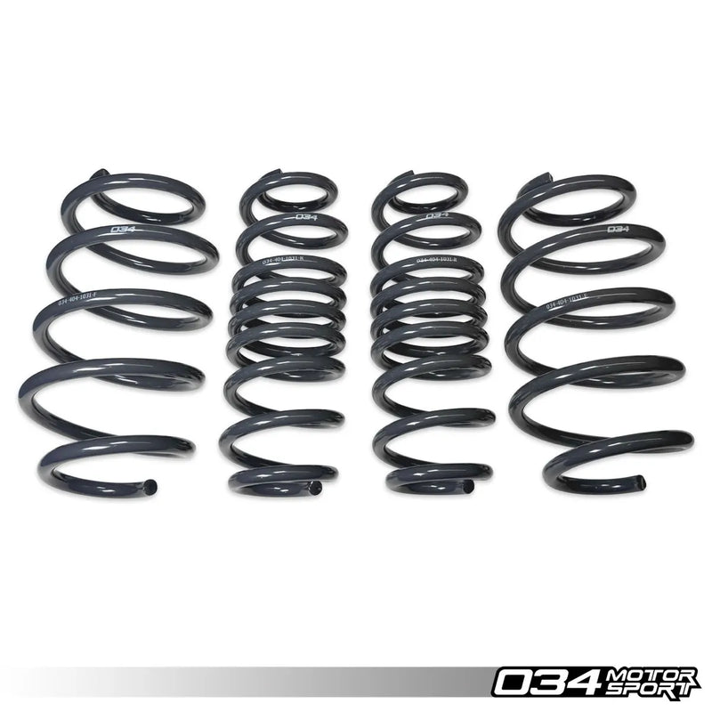 034Motorsport Dynamic+ Lowering Springs for MK6 Volkswagen Golf R 2.0T