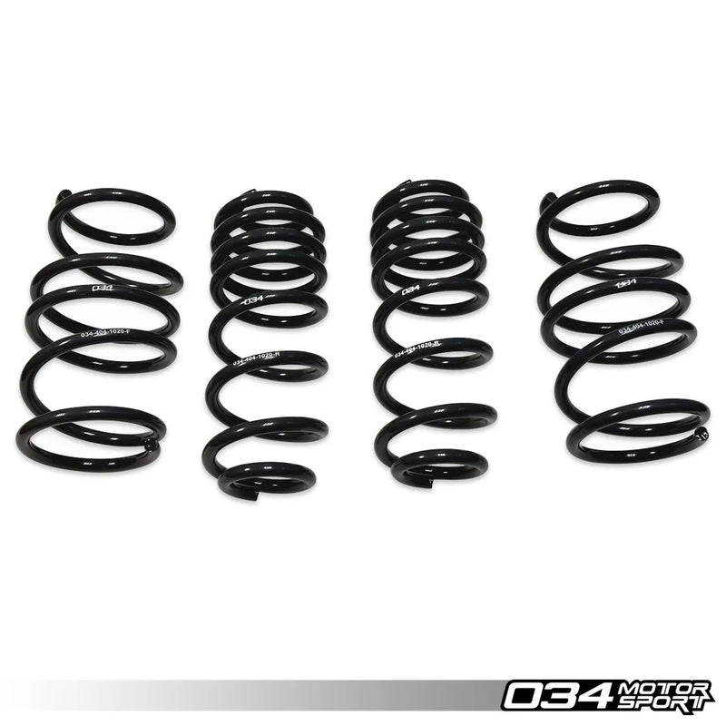 034Motorsport Dynamic+ Lowering Springs for MK8 Volkswagen GTI