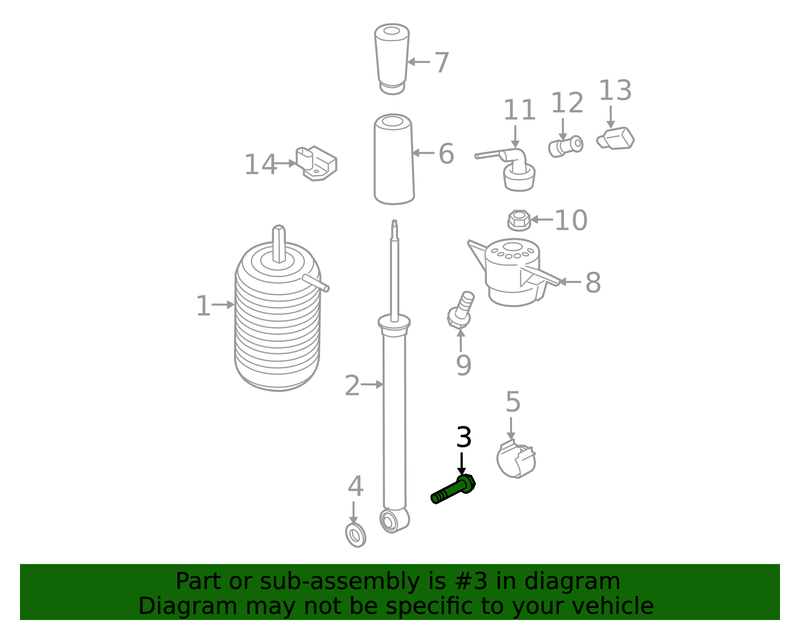 Genuine Porsche parts diagram