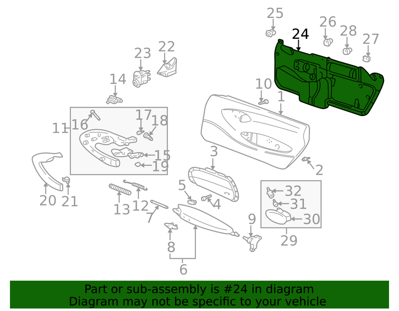 Genuine Porsche parts diagram