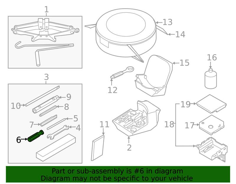 Part can be found as reference #6 in illustration
