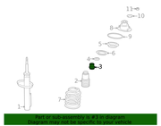 Genuine Porsche parts diagram
