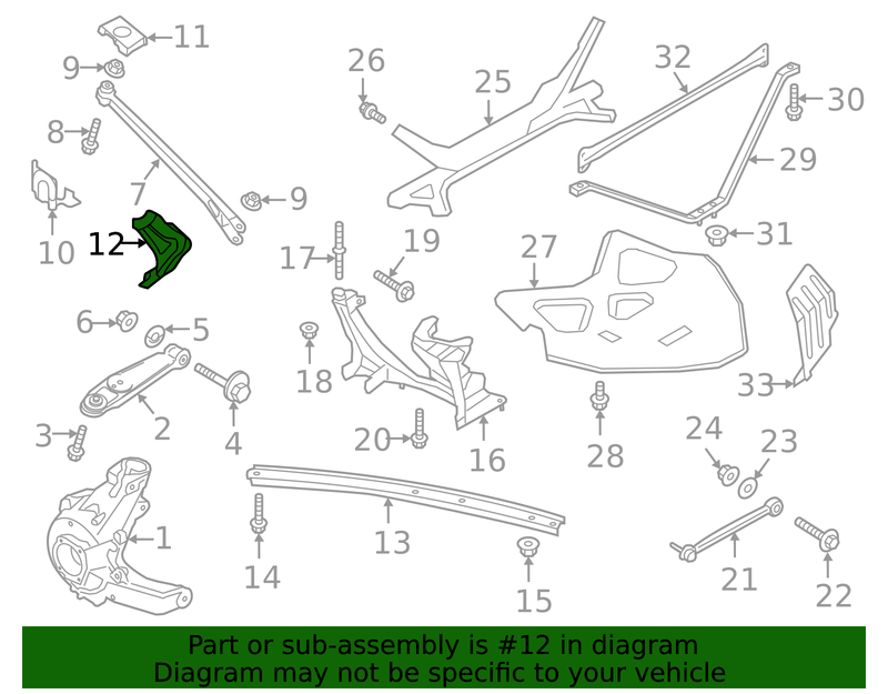 Genuine Porsche parts diagram