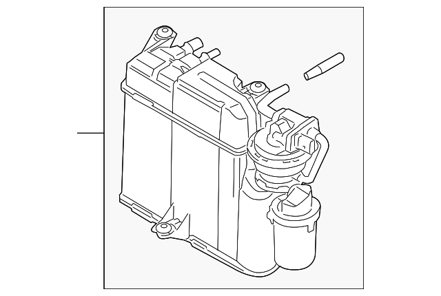 Genuine Porsche parts diagram