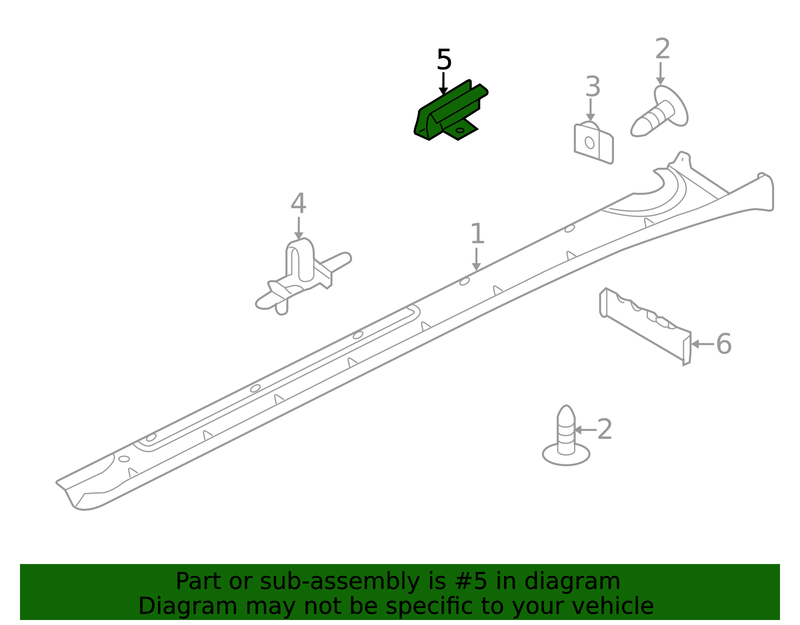 Genuine Porsche parts diagram