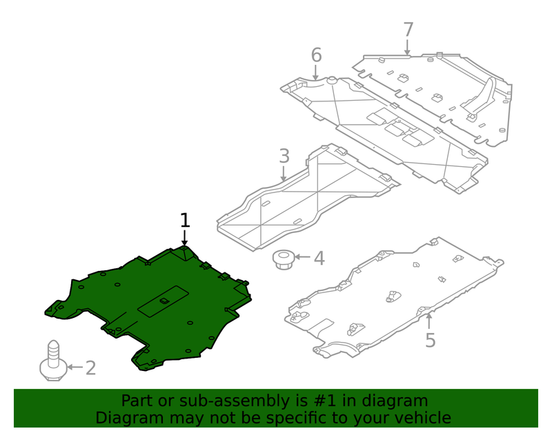 Genuine Porsche parts diagram