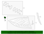 Genuine Porsche parts diagram